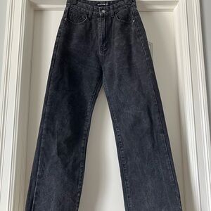 PrettyLittleThing Women's Black Straight Leg Jeans